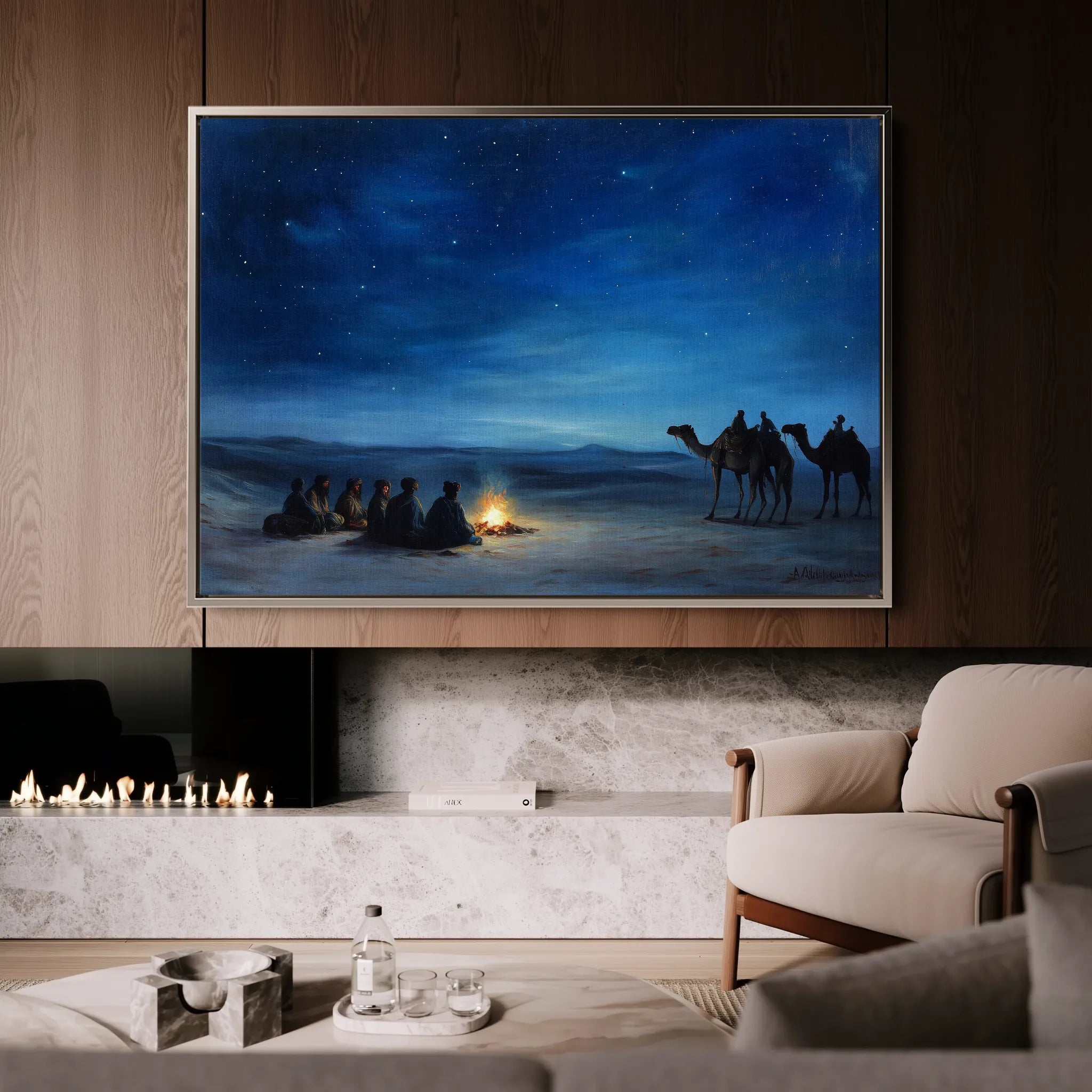 Orientalist 013 Canvas Art 60 x 40 cm / Black
