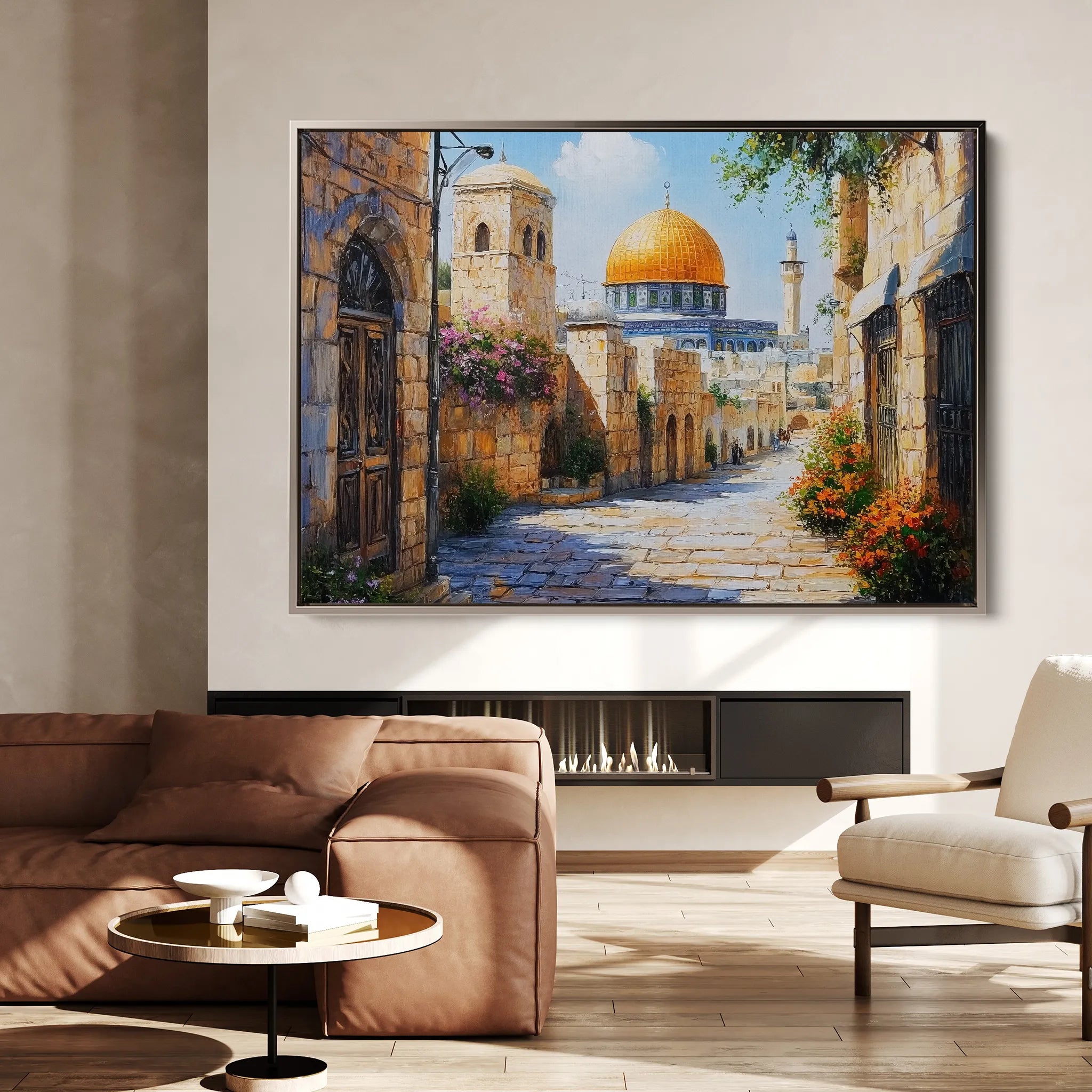 Palestine 013 Canvas Art 60 x 40 cm / Black
