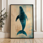 Animals 014 Canvas Art 60 x 40 cm / Black