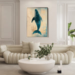 Animals 014 Canvas Art 60 x 40 cm / Black