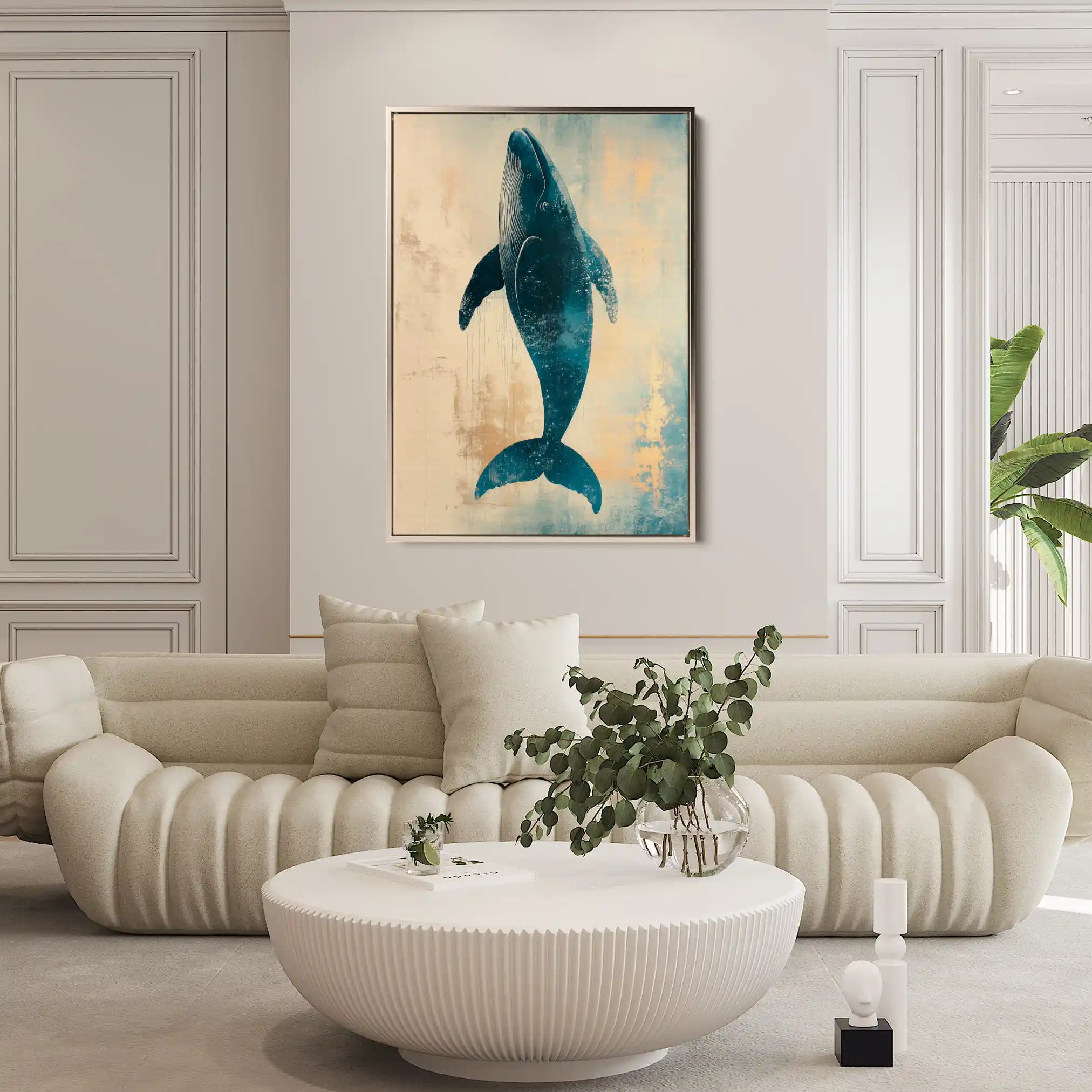 Animals 014 Canvas Art 60 x 40 cm / Black