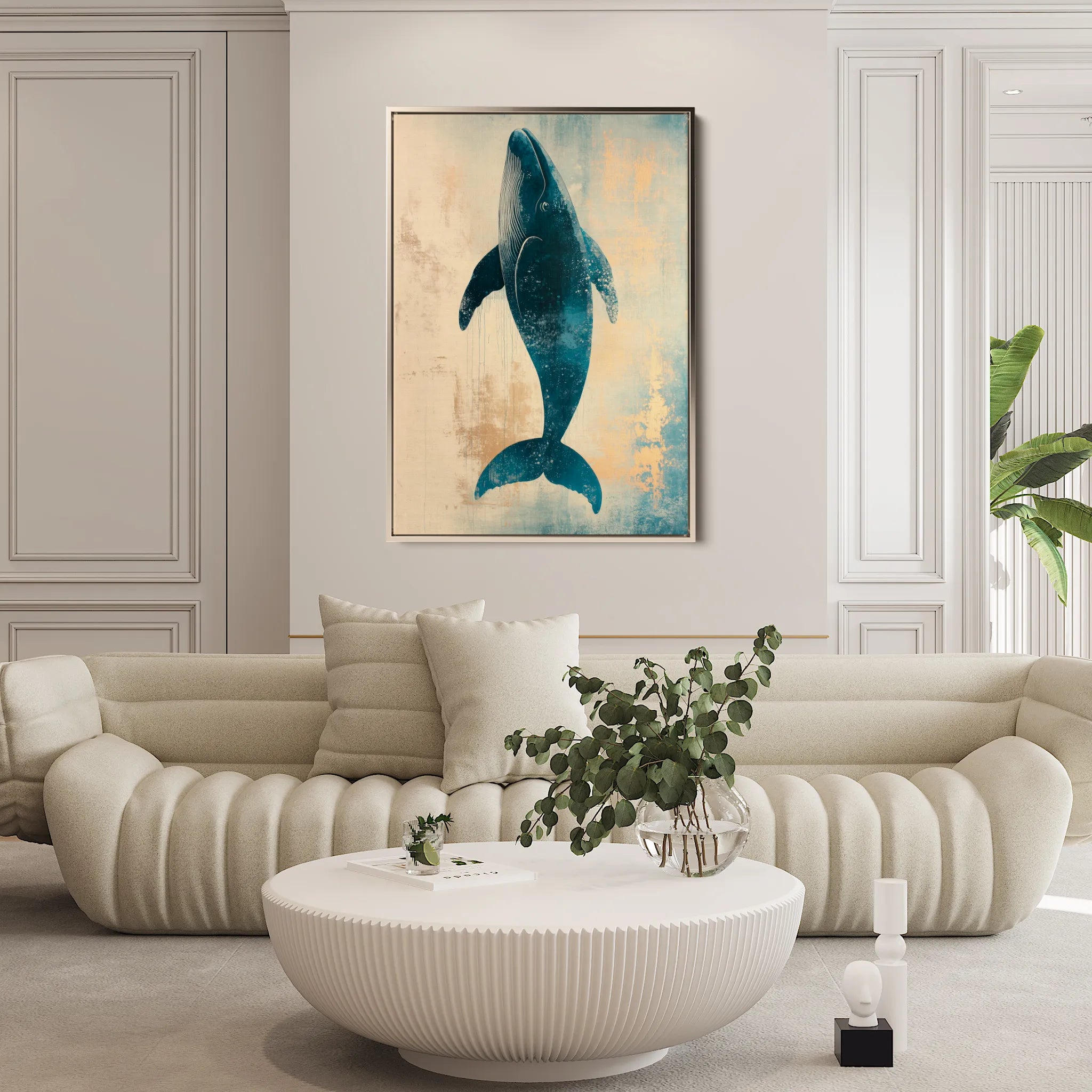 Animals 014 Canvas Art 60 x 40 cm / Black