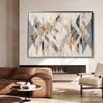 Abstract 014 Canvas Art 60 x 40 cm / Black