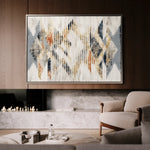 Abstract 014 Canvas Art 60 x 40 cm / Black
