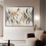 Abstract 014 Canvas Art 60 x 40 cm / Black