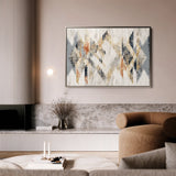 Abstract 014 Canvas Art 60 x 40 cm / Black