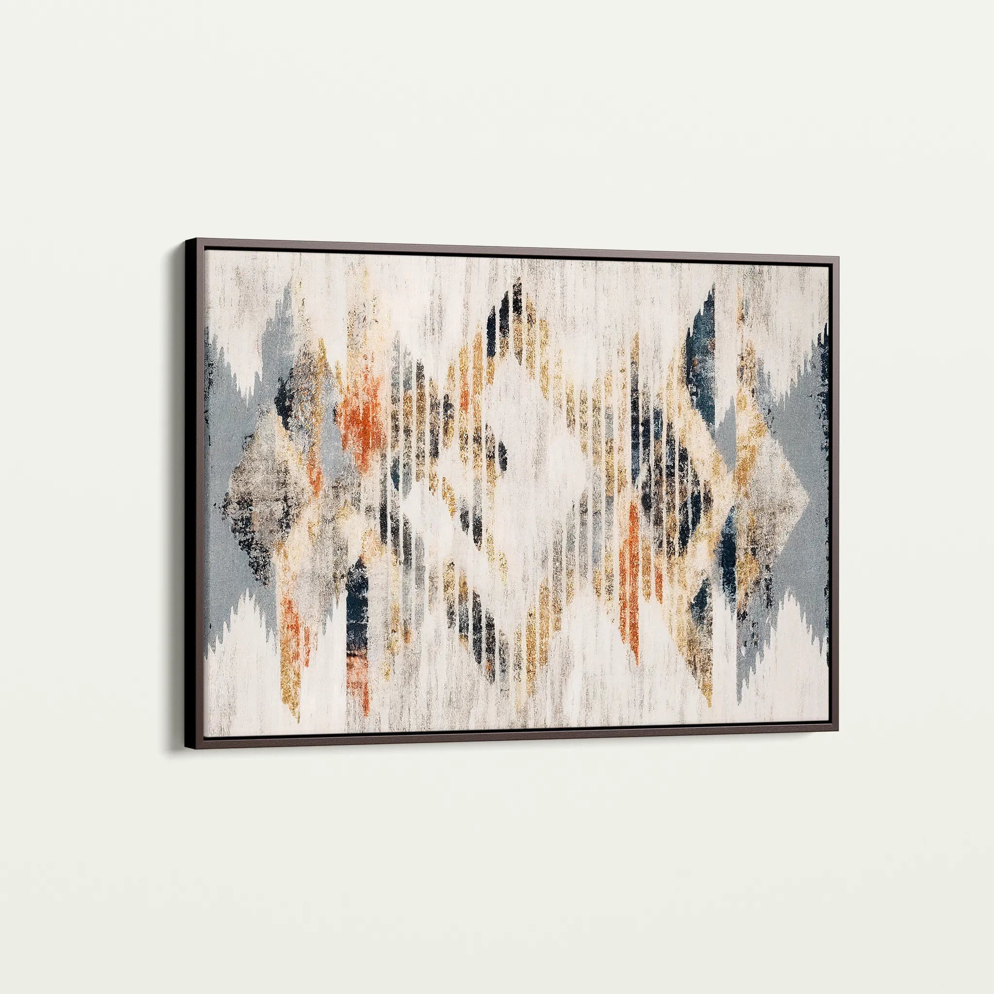 Abstract 014 Canvas Art 60 x 40 cm / Black