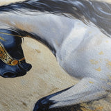 Horses 014 Canvas Art 60 x 40 cm / Black