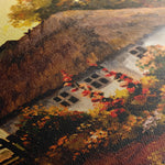 Landscape 014 Canvas Art 60 x 40 cm / Black