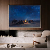 Orientalist 014 Canvas Art 60 x 40 cm / Black