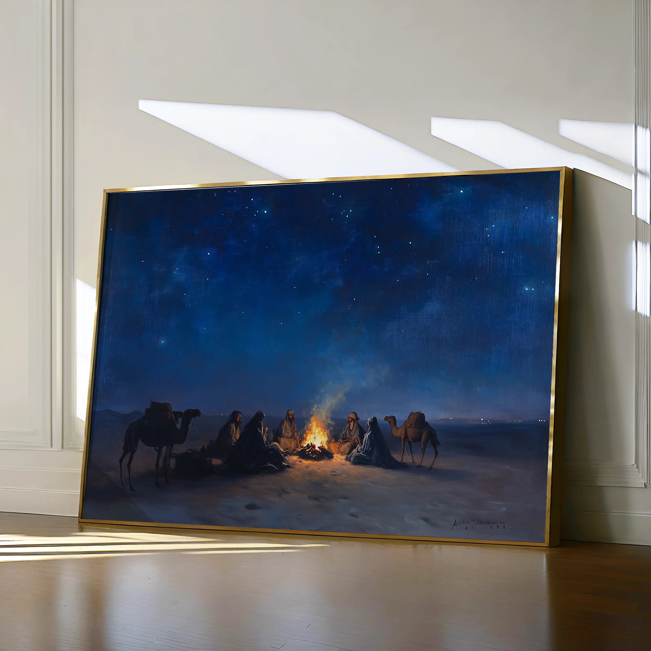 Orientalist 014 Canvas Art 60 x 40 cm / Black