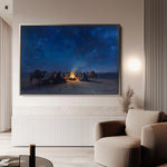 Orientalist 014 Canvas Art 60 x 40 cm / Black