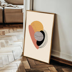 Boho 015 Canvas Art 60 x 40 cm / Black
