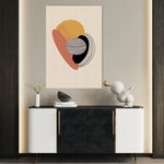 Boho 015 Canvas Art 60 x 40 cm / Black