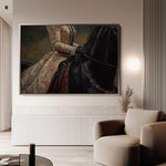 Classic 015 Canvas Art 60 x 40 cm / Black