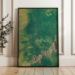 Abstract 016 Canvas Art 60 x 40 cm / Black