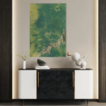 Abstract 016 Canvas Art 60 x 40 cm / Black