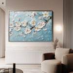 Floral 016 Canvas Art 60 x 40 cm / Black