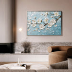 Floral 016 Canvas Art 60 x 40 cm / Black