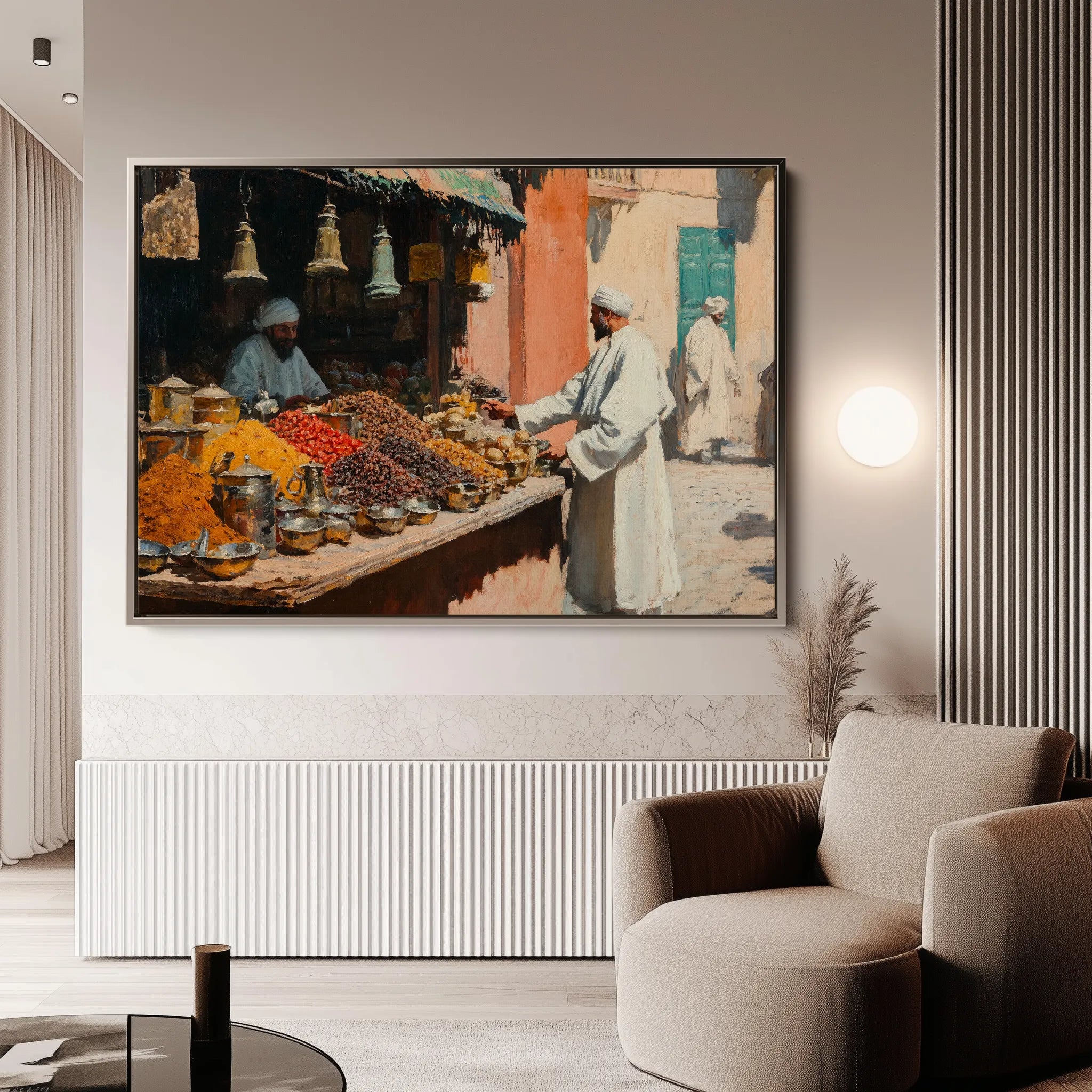 Orientalist 016 Canvas Art 60 x 40 cm / Black