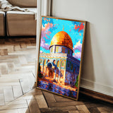 Palestine 016 Canvas Art 60 x 40 cm / Black