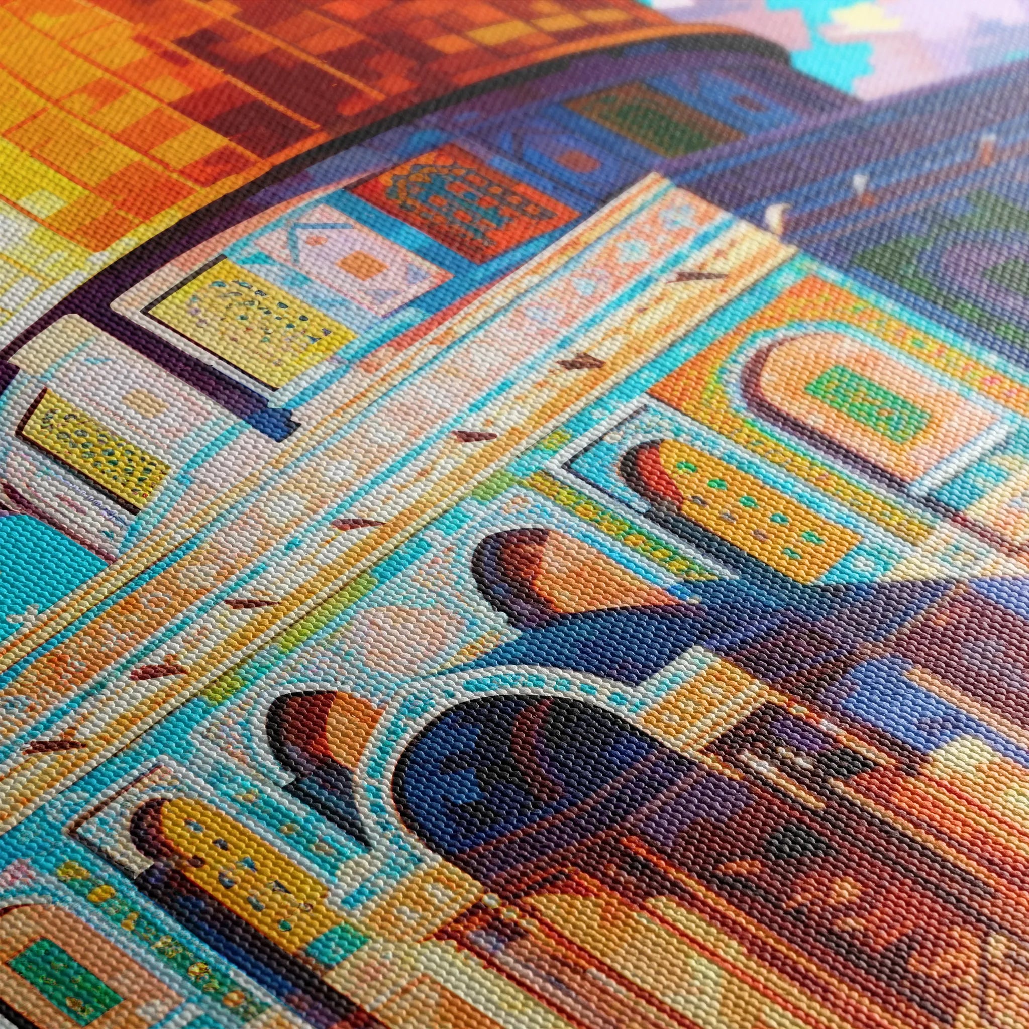Palestine 016 Canvas Art 60 x 40 cm / Black