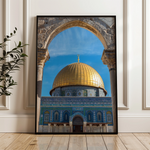 Palestine 017 Canvas Art 60 x 40 cm / Black