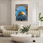 Palestine 017 Canvas Art 60 x 40 cm / Black