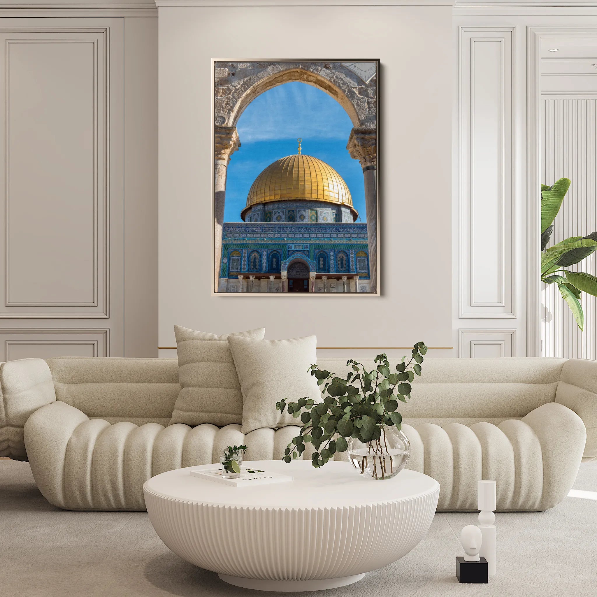 Palestine 017 Canvas Art 60 x 40 cm / Black