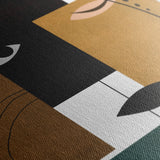 Portrait 017 Canvas Art 60 x 40 cm / Black