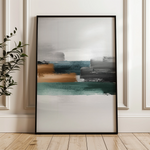 Abstract 018 Canvas Art 60 x 40 cm / Black
