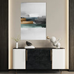 Abstract 018 Canvas Art 60 x 40 cm / Black