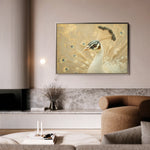 Animals 019 Canvas Art 60 x 40 cm / Black