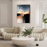Abstract 019 Canvas Art 60 x 40 cm / Black