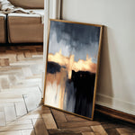 Abstract 019 Canvas Art 60 x 40 cm / Black