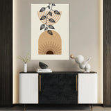 Boho 019 Canvas Art 60 x 40 cm / Black