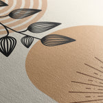 Boho 019 Canvas Art 60 x 40 cm / Black