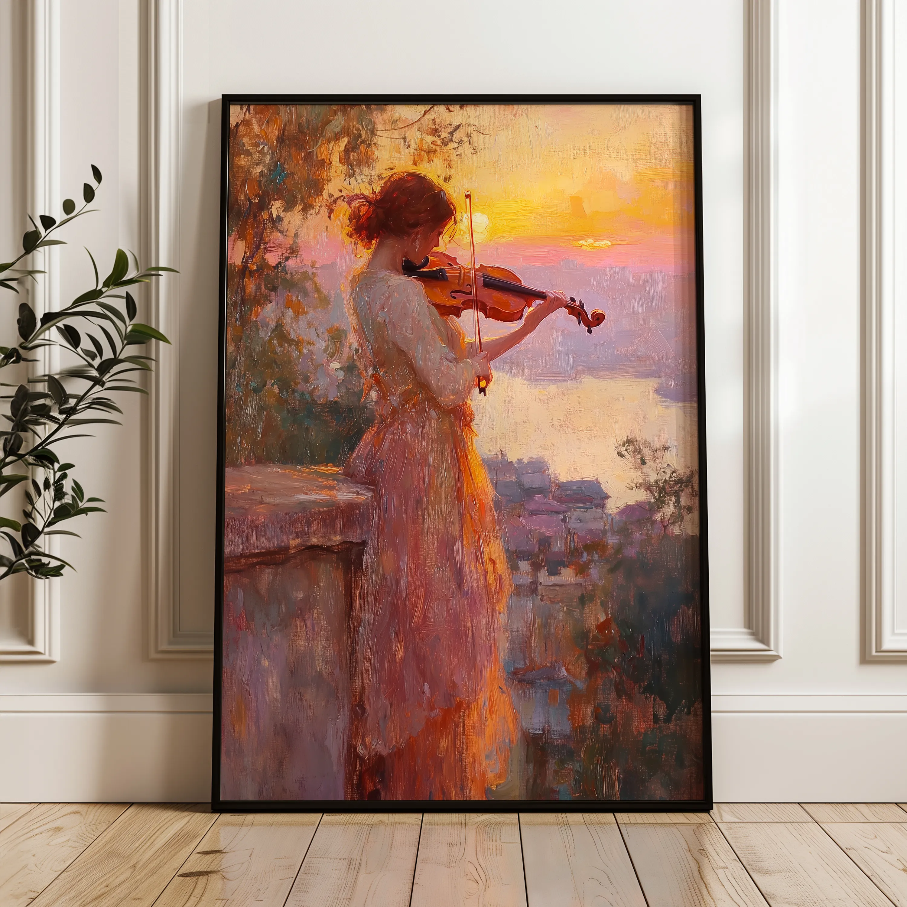 Classic 019 Canvas Art 60 x 40 cm / Black