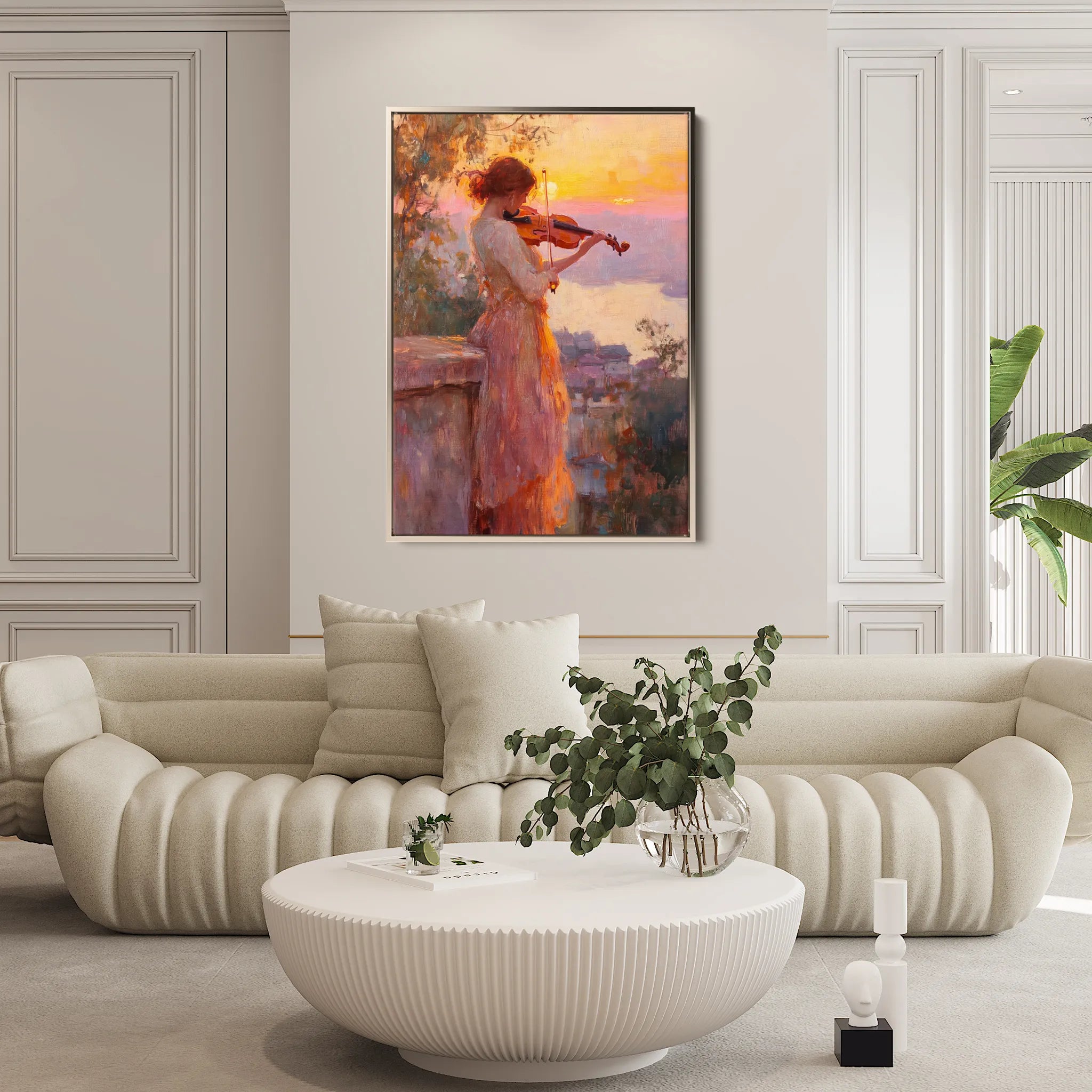 Classic 019 Canvas Art 60 x 40 cm / Black