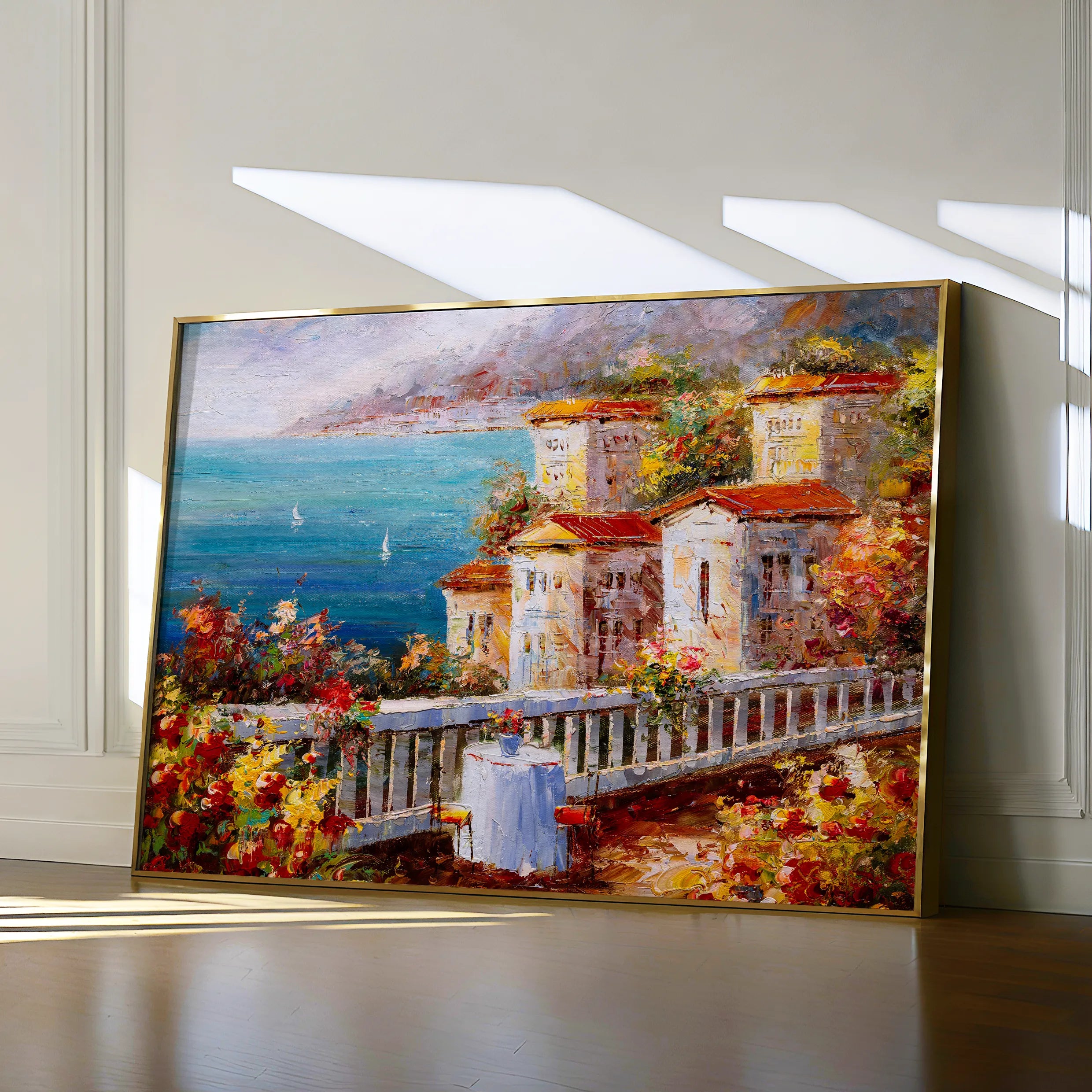 Landscape 019 Canvas Art 60 x 40 cm / Black