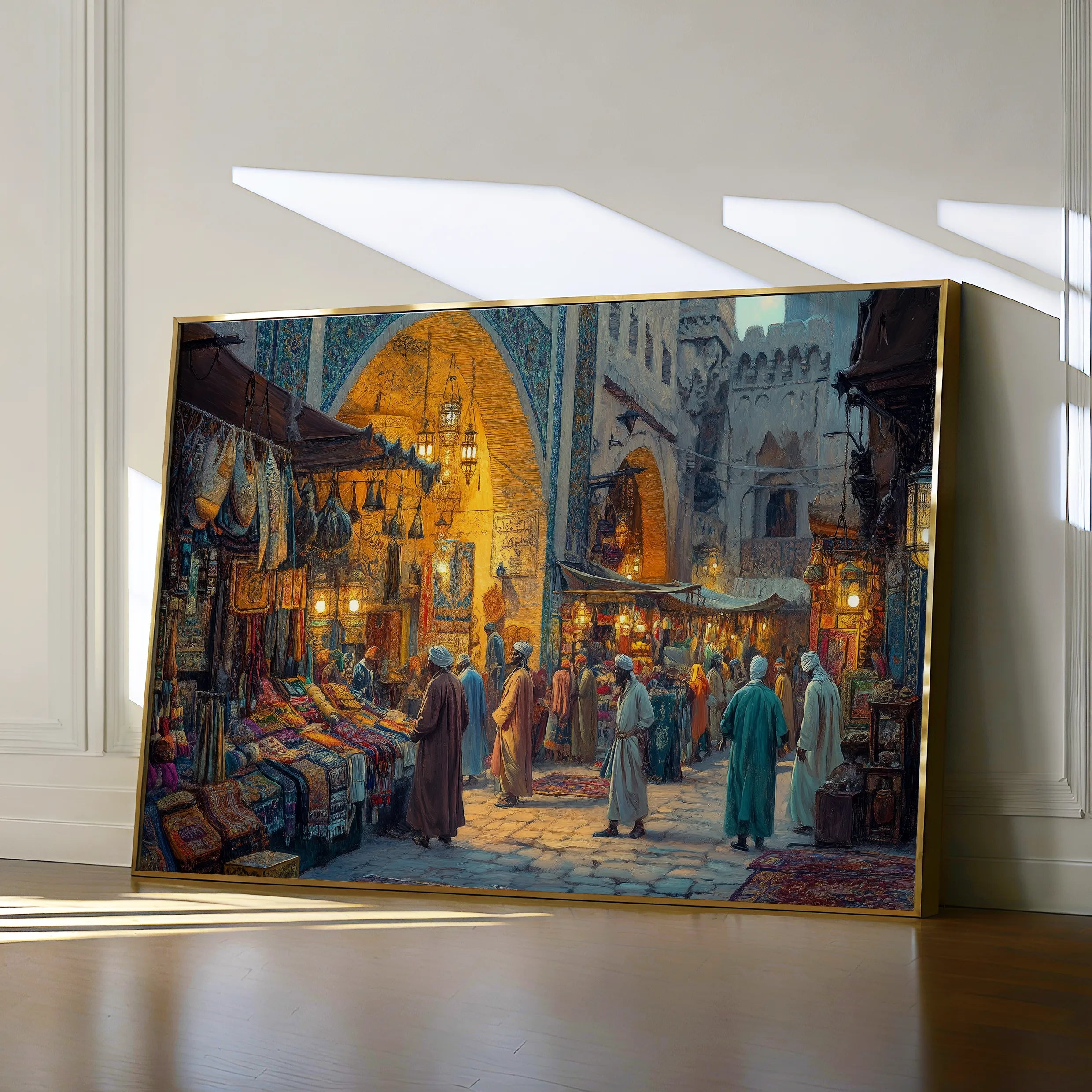 Orientalist 019 Canvas Art 60 x 40 cm / Black