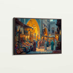 Orientalist 019 Canvas Art 60 x 40 cm / Black