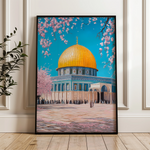 Palestine 019 Canvas Art 60 x 40 cm / Black