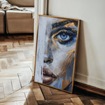 Portrait 019 Canvas Art 60 x 40 cm / Black