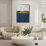 Abstract 020 Canvas Art 60 x 40 cm / Black