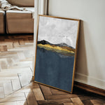 Abstract 020 Canvas Art 60 x 40 cm / Black