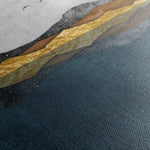 Abstract 020 Canvas Art 60 x 40 cm / Black
