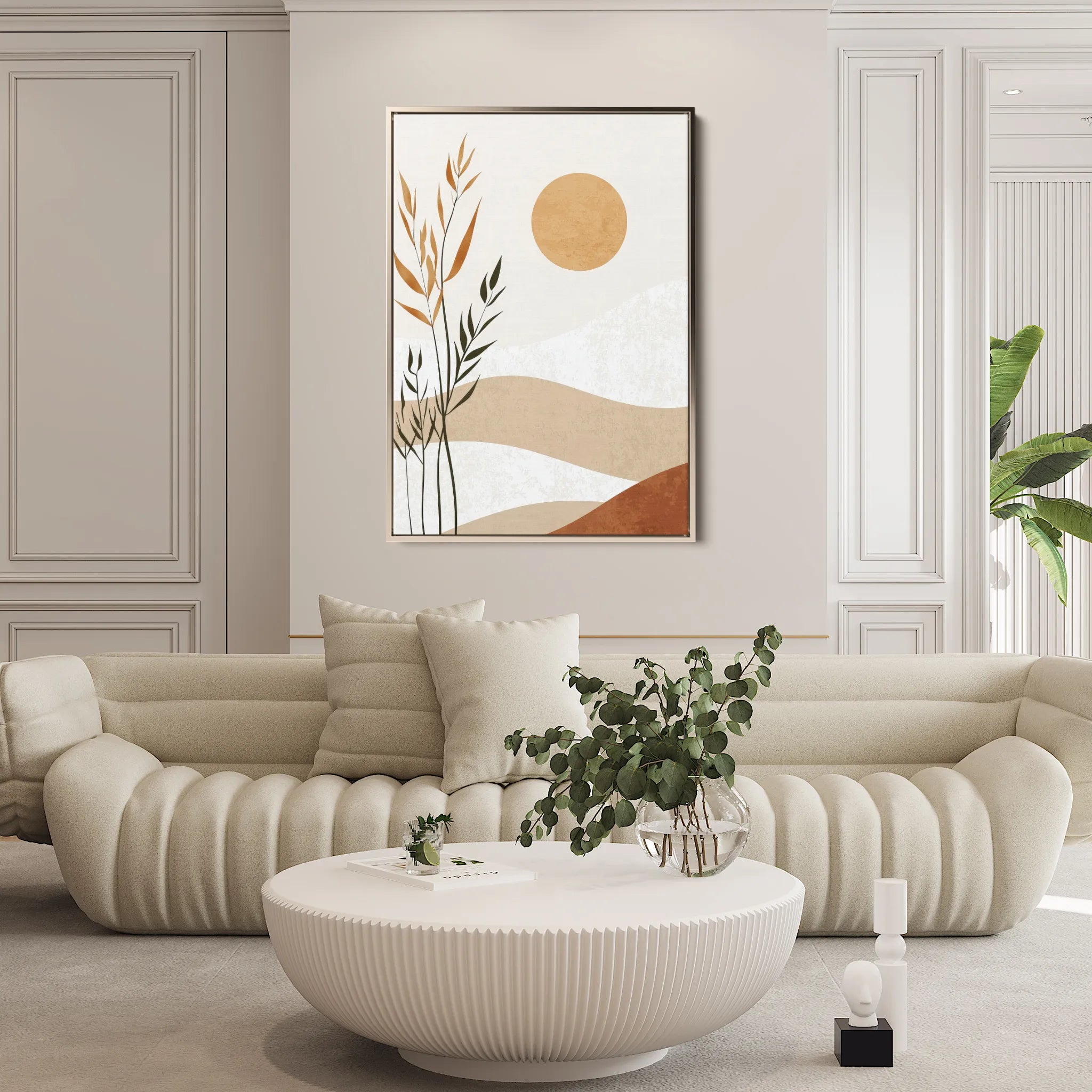 Boho 020 Canvas Art 60 x 40 cm / Black
