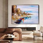 Landscape 020 Canvas Art 60 x 40 cm / Black