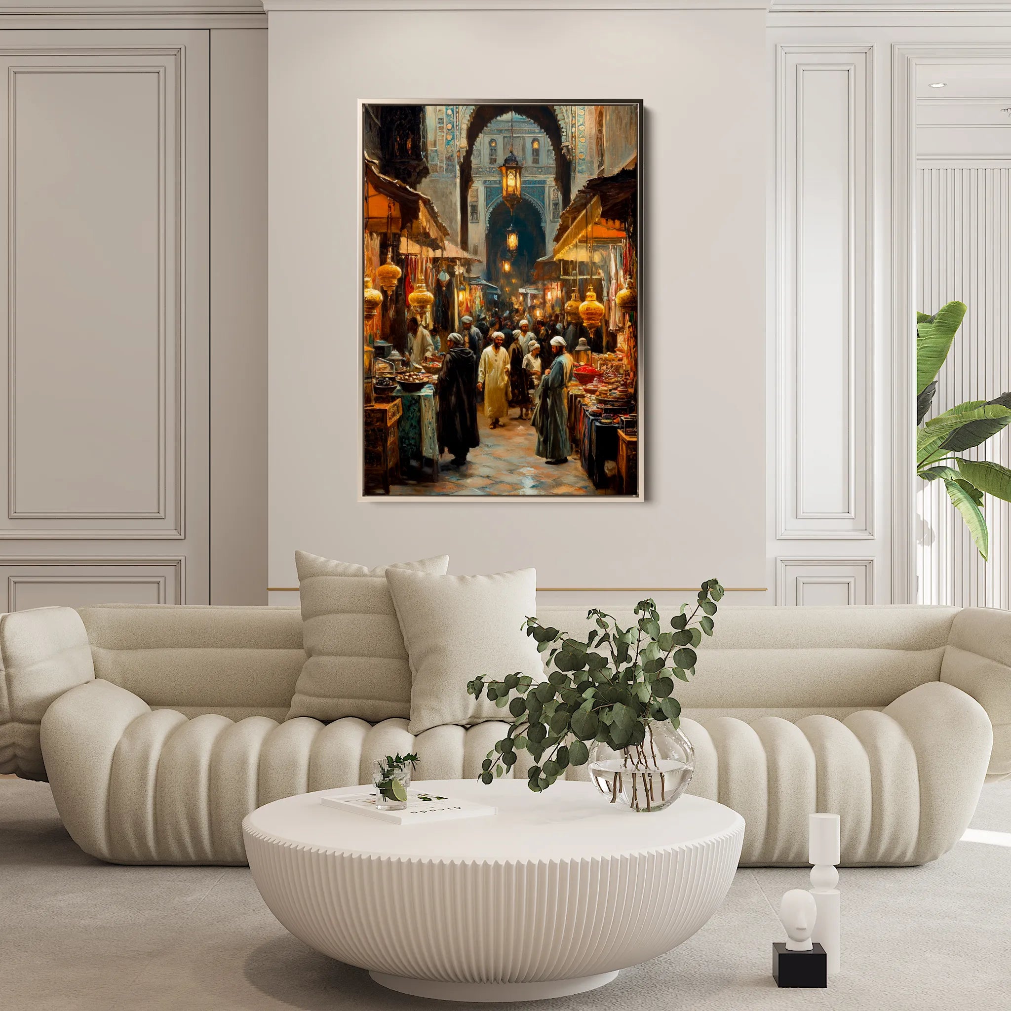 Orientalist 020 Canvas Art 60 x 40 cm / Black